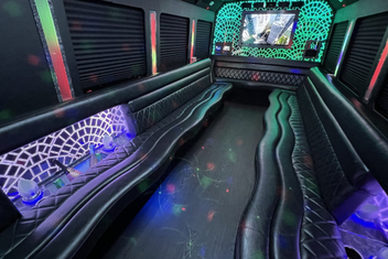 Garland Limo Bus Interior