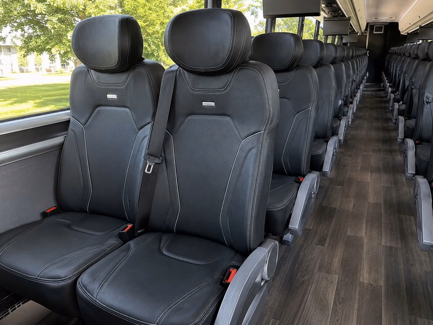 airport and hotel transfer shuttles for out of town wedding guests in garland