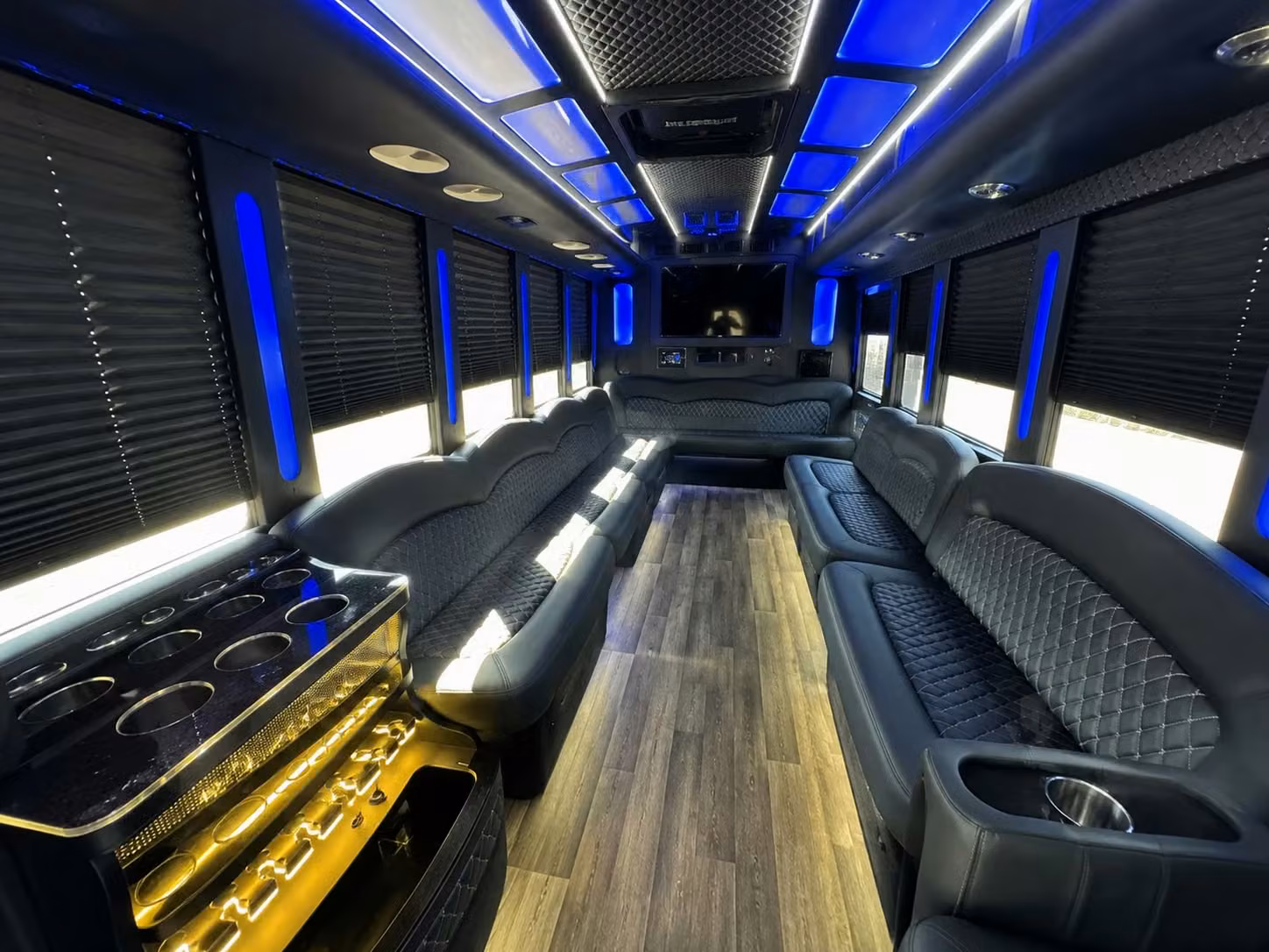 bachelorette parties reunions and group getaways long distance party bus rentals from garland