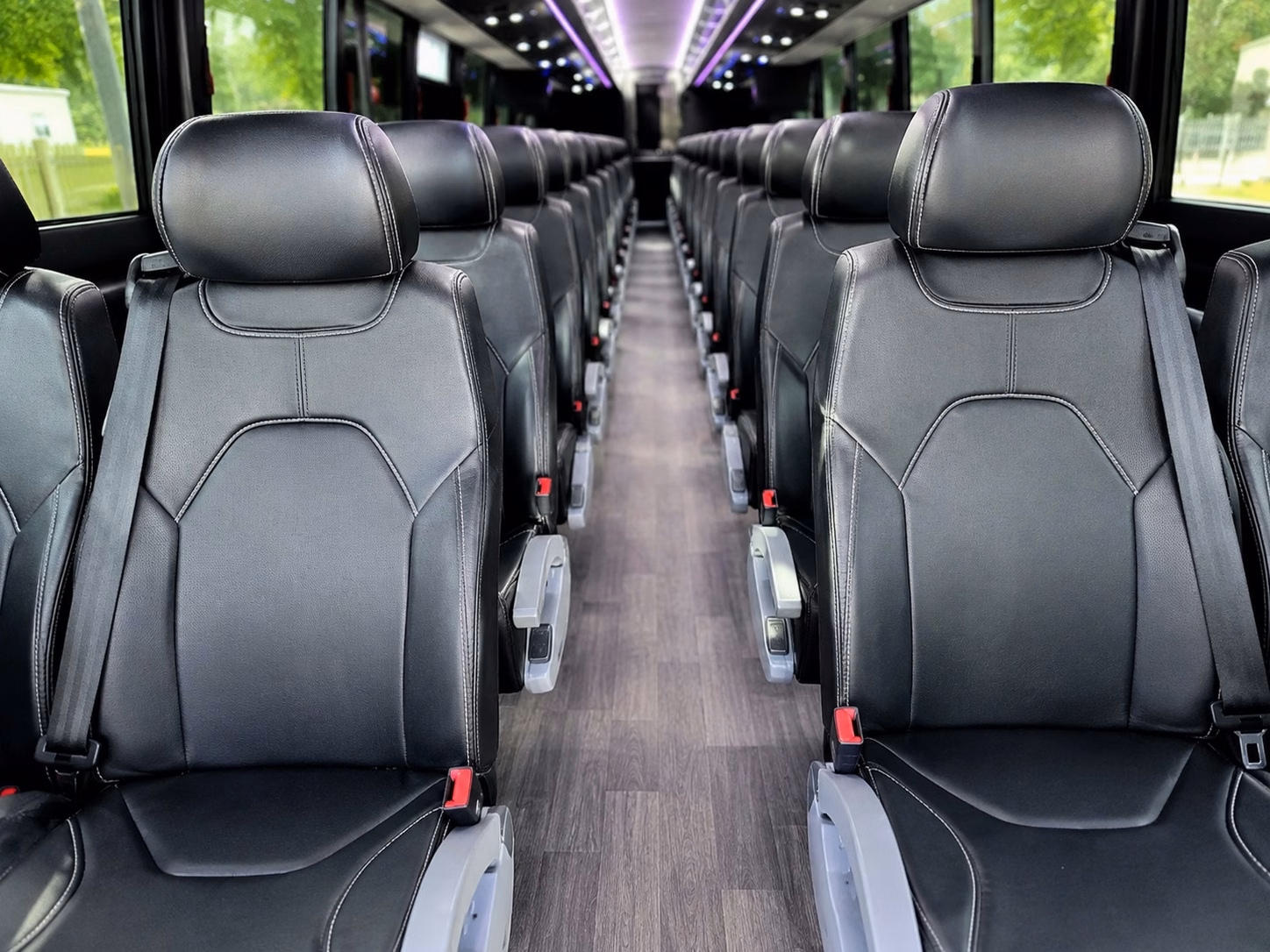 garland charter bus interior gallery